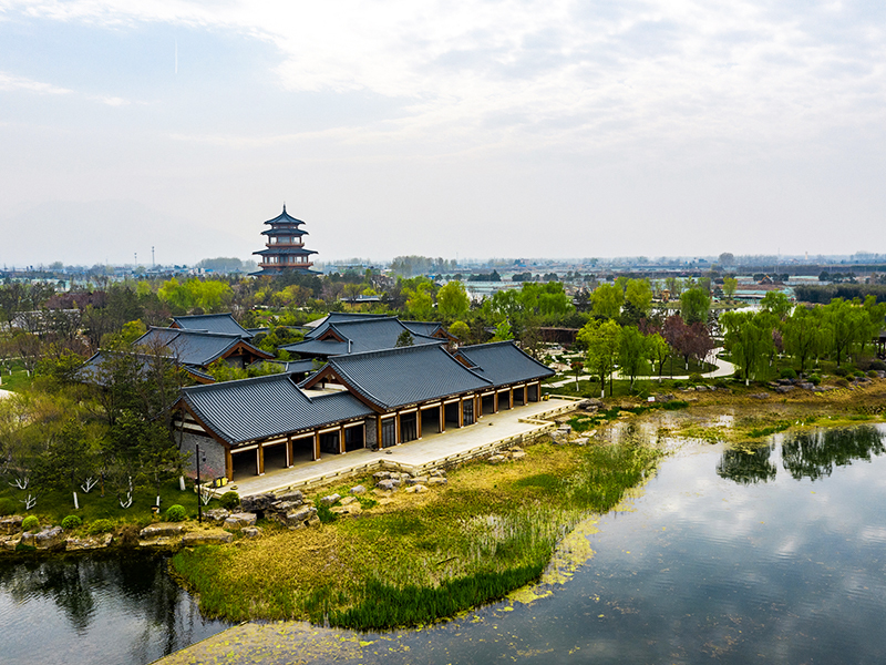 西安美北湖木造建築