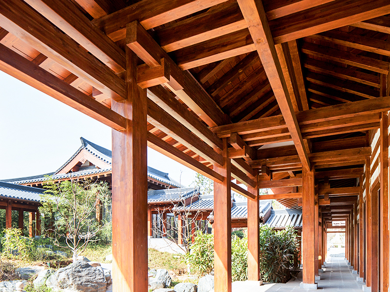 西安美北湖木造建築